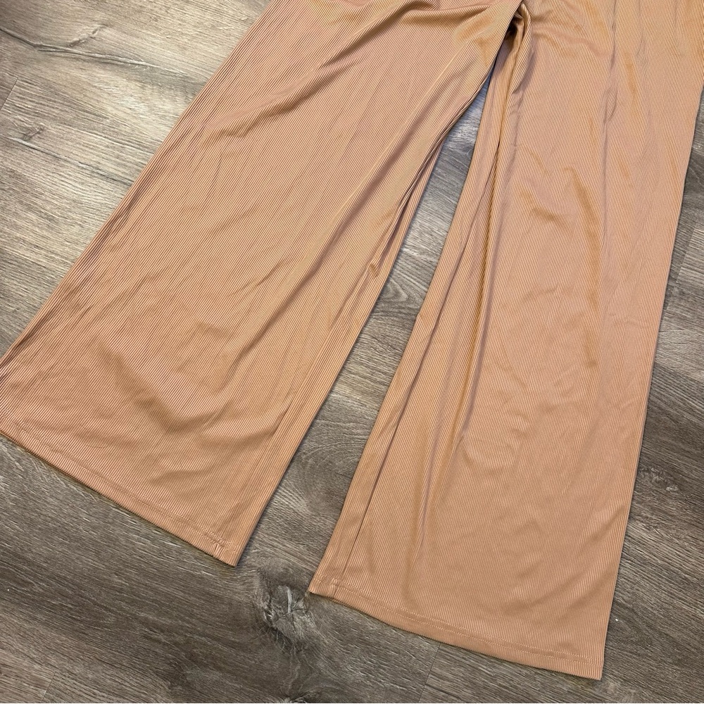 Elegant Tan Jumpsuit - Picture 5 of 12